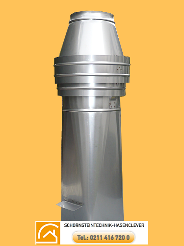 Produktbild Sorex V4A-Schornsteinaufsatz 0,5m 14x20cm